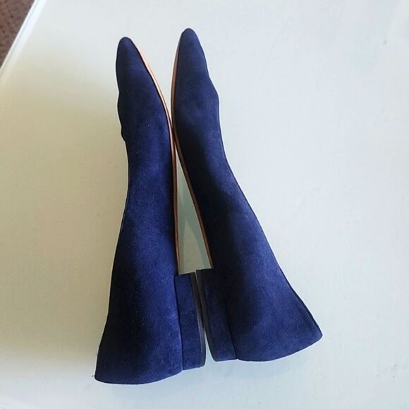 Giorgio Armani Suede Leather Flats - Picture 5 of 10